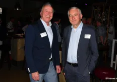 Leo van Gelder van de CDA en Richard Schouten van GroentenFruit Huis.